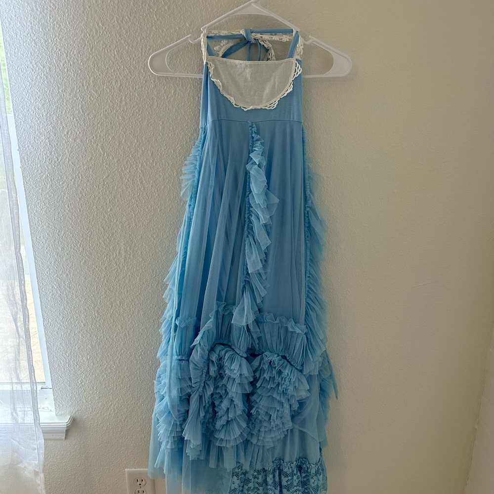 Doll cake dress size 10 blue